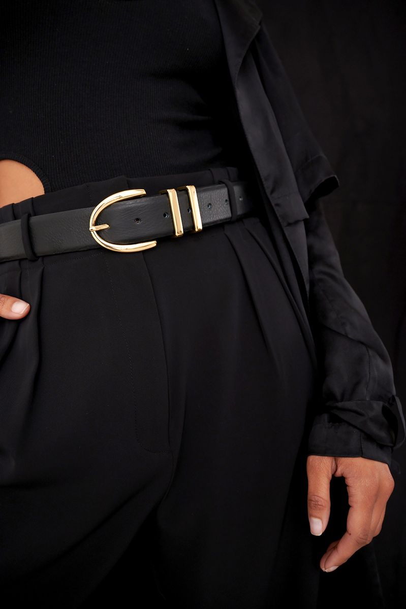 Palisades Belt - Black/Silver