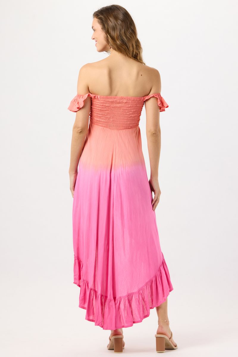 Brooklyn Maxi, Coral Berry Ombre