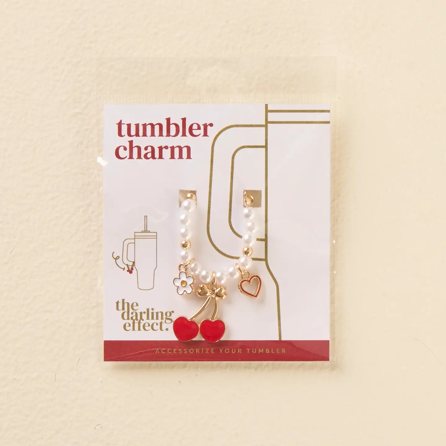 Tumbler Charms - Cherry