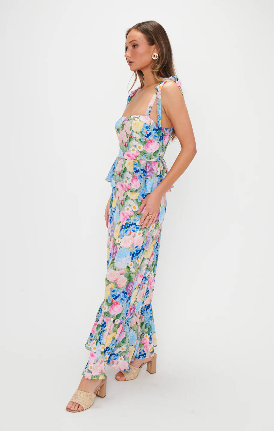 Paxton Midi Dress - Flower Shop