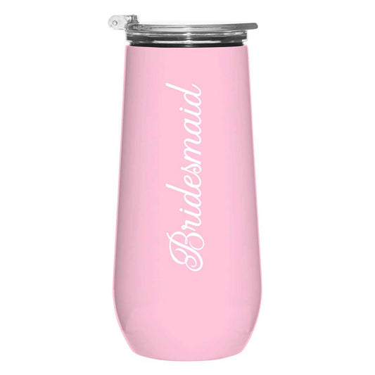 12oz Champagne Tumbler - Bridesmaid