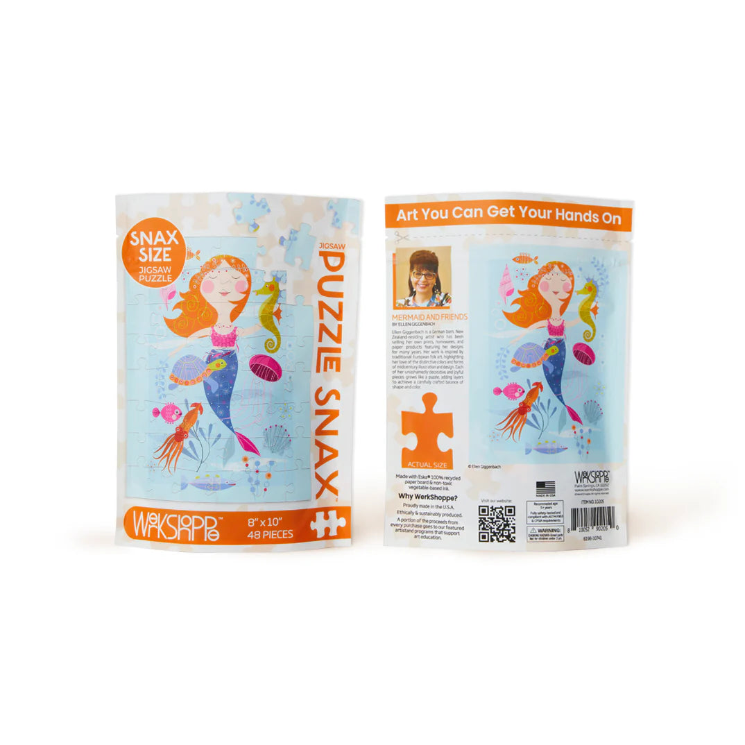 Mermaid & Friends 48pc Puzzle Bag