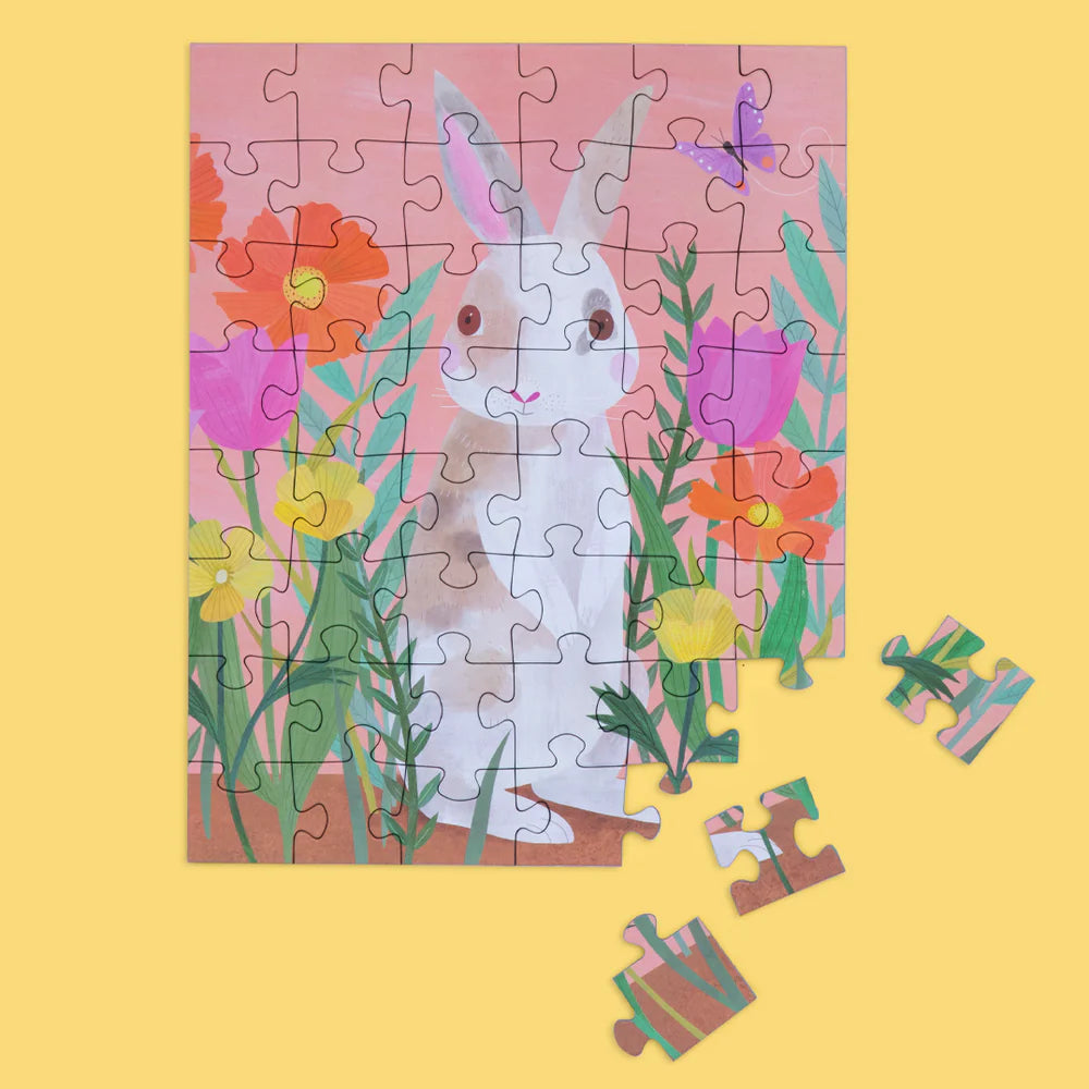 Bunny Patch 48 Piece Puzzle Bag