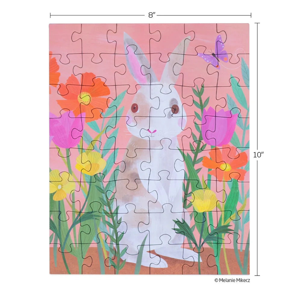 Bunny Patch 48 Piece Puzzle Bag