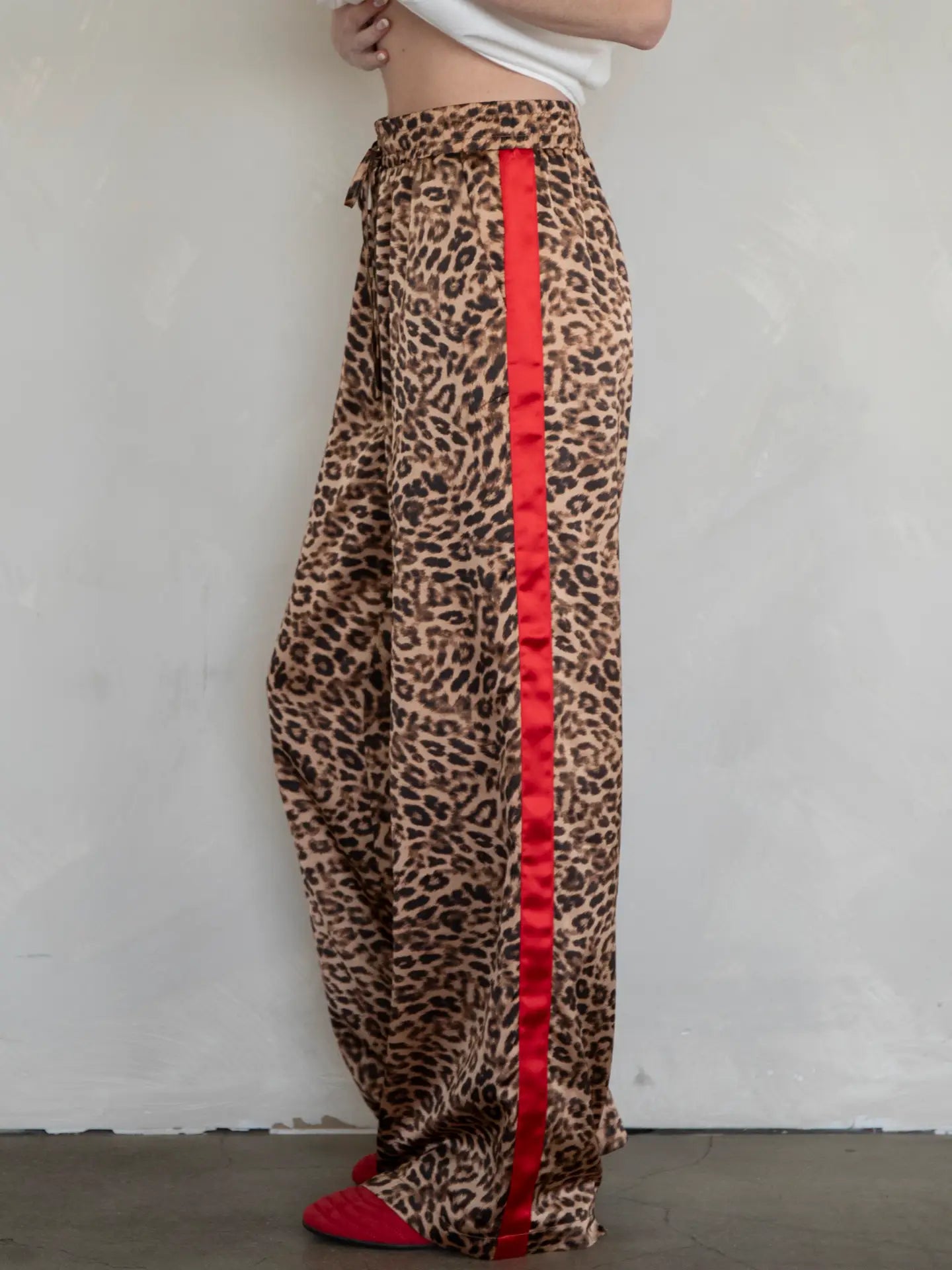 Leopard Silky Pants