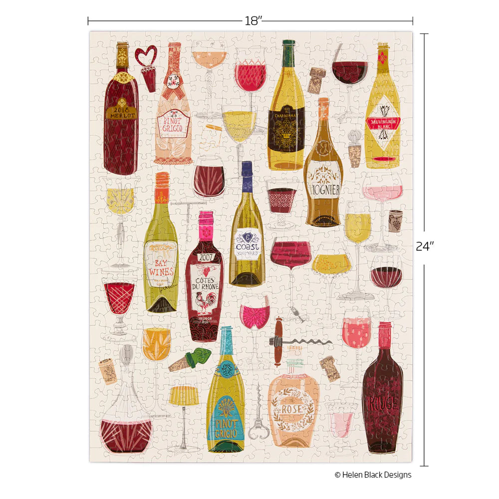 Wine Tasting 500 Piece Puzzle Box