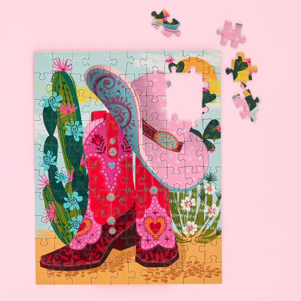 Cowgirl Essentials 100 Piece Puzzle Bag