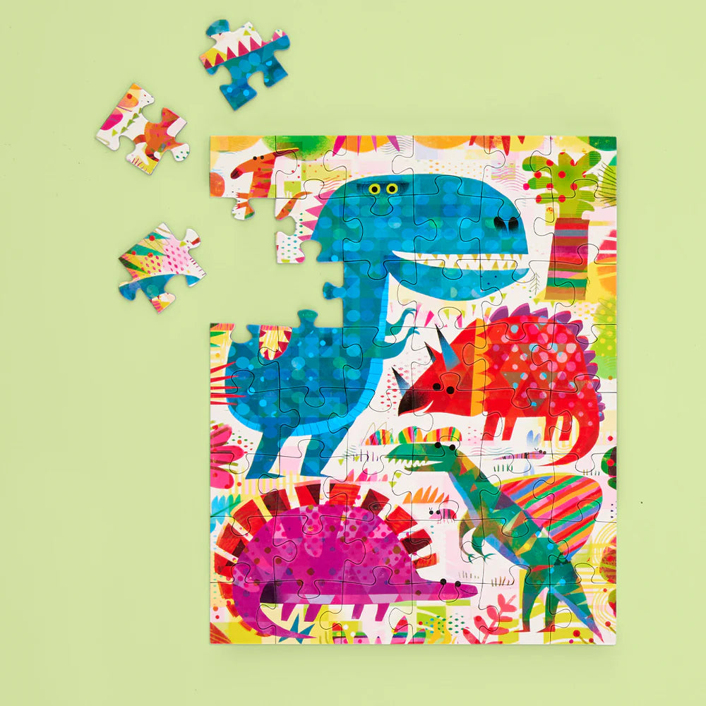 Dinosaur Day 48 Piece Puzzle Bag