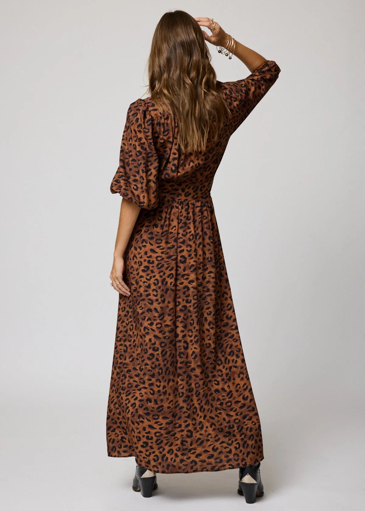 Knot Front Dress Leopard