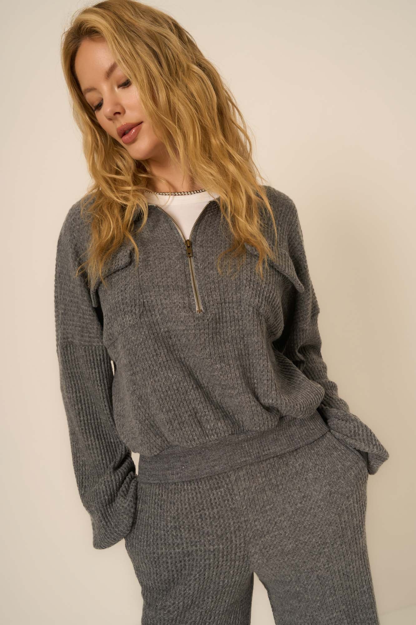Sammie Brushed Thermal Half Zip