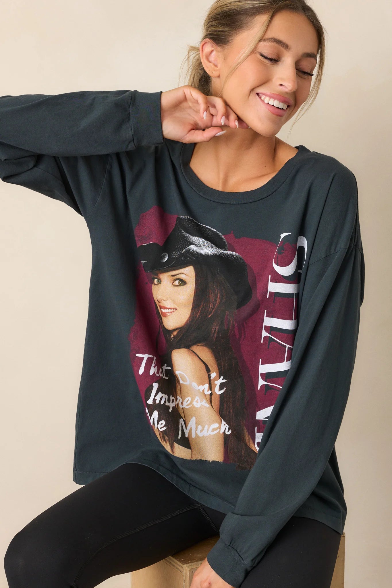 Shania Twain Don't Impress Me Much Long Sleeve