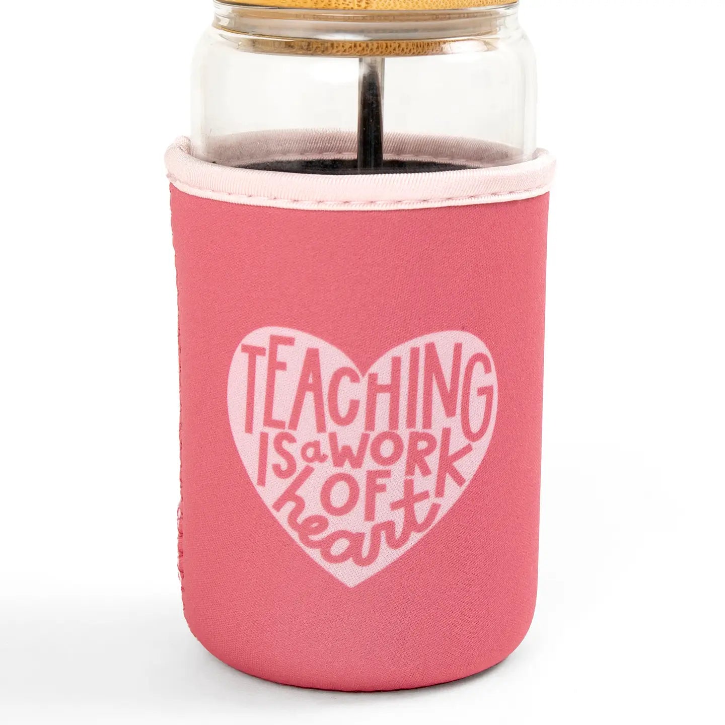 Teaching is a Work of Heart Coffee Sleeve
