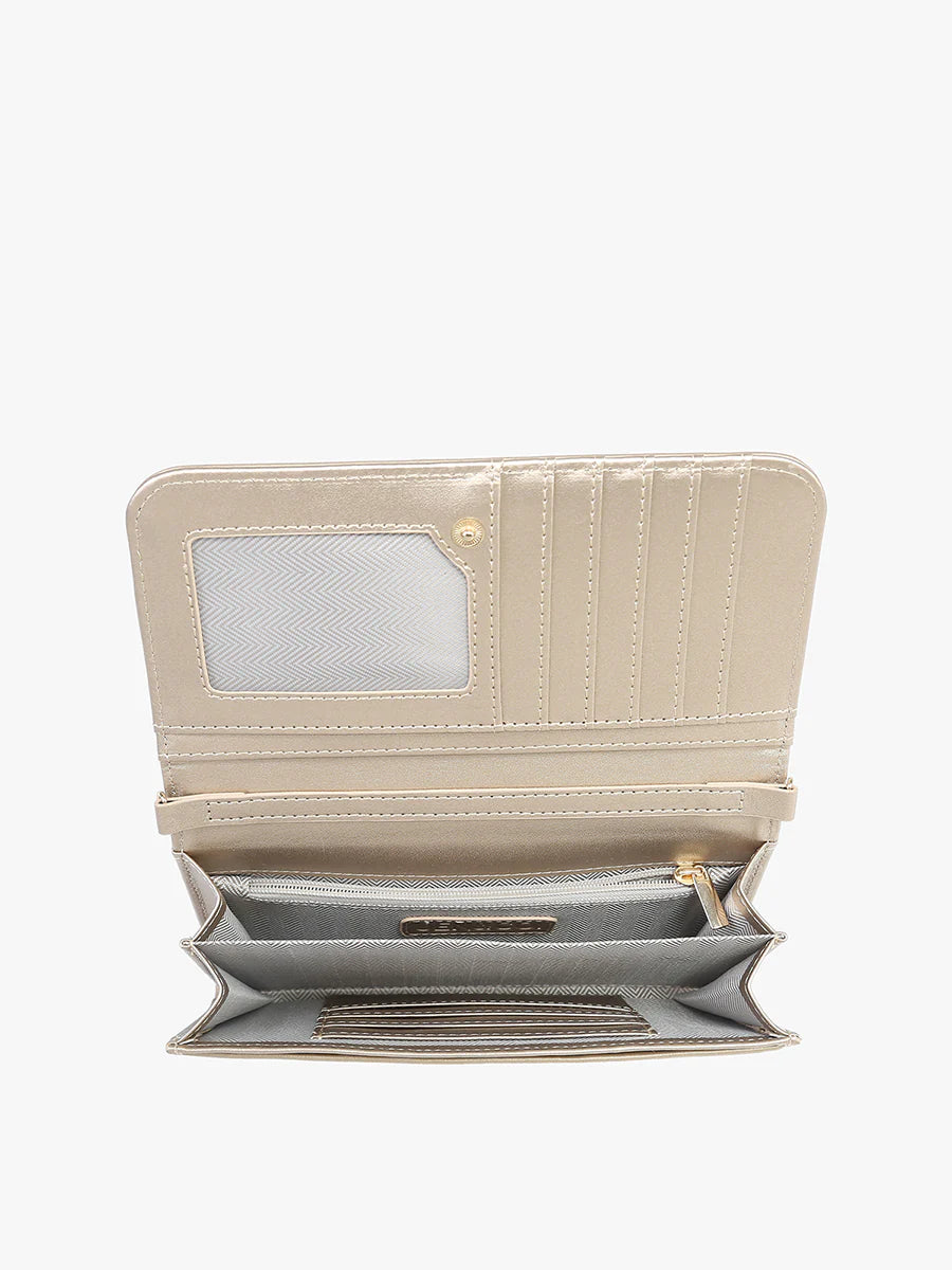 Honey Rectangle Crossbody - champagne