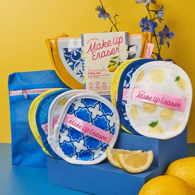 Limoncello 7-Day Makeup Eraser & Bag Set