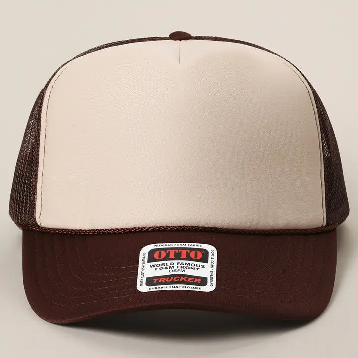 Two-Tone Mesh Back Trucker Hat