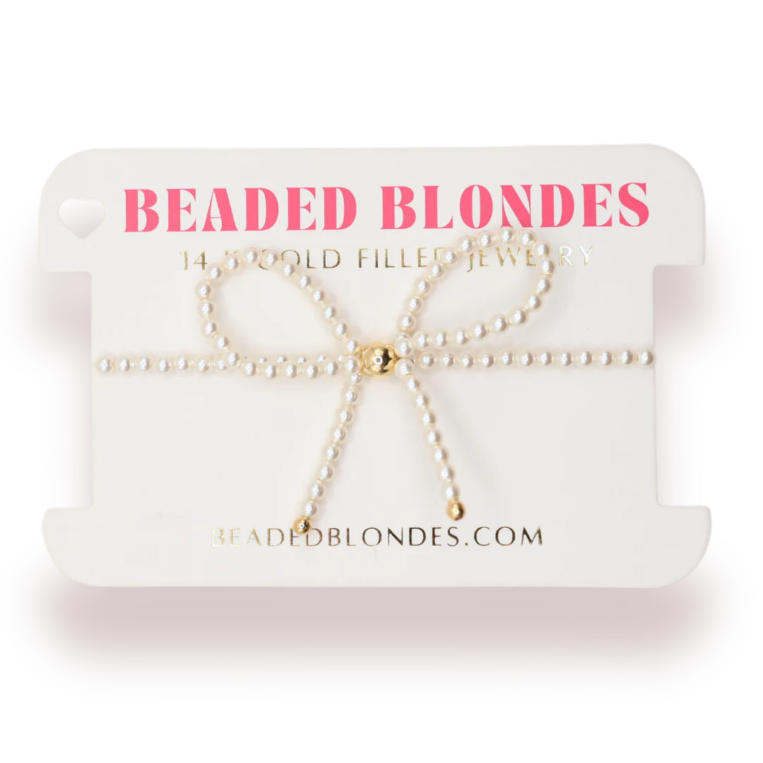 Pearl Bow Bracelet