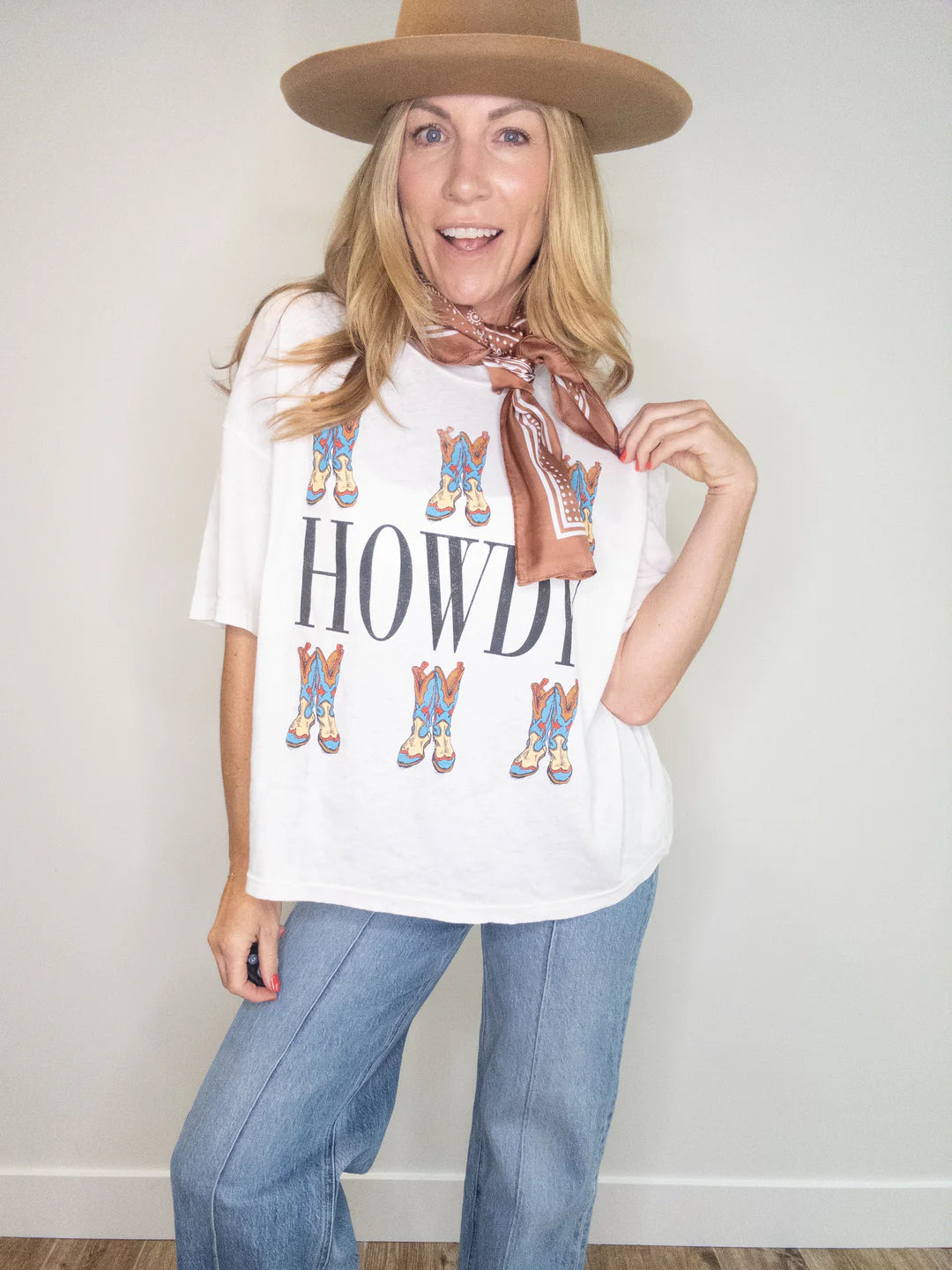 Howdy Boots Perfect Bf Tee