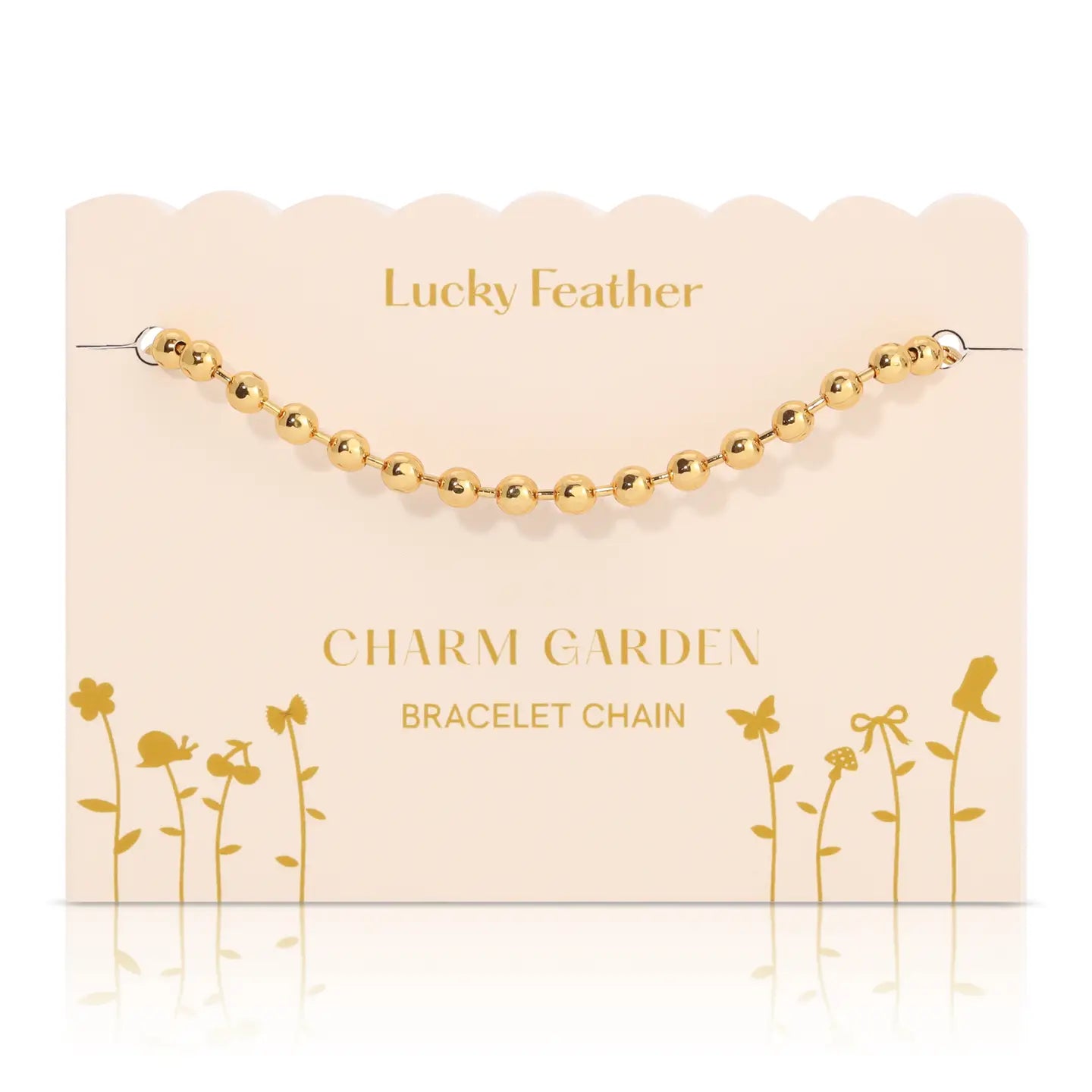 Charm Garden Ball Chain Bracelet