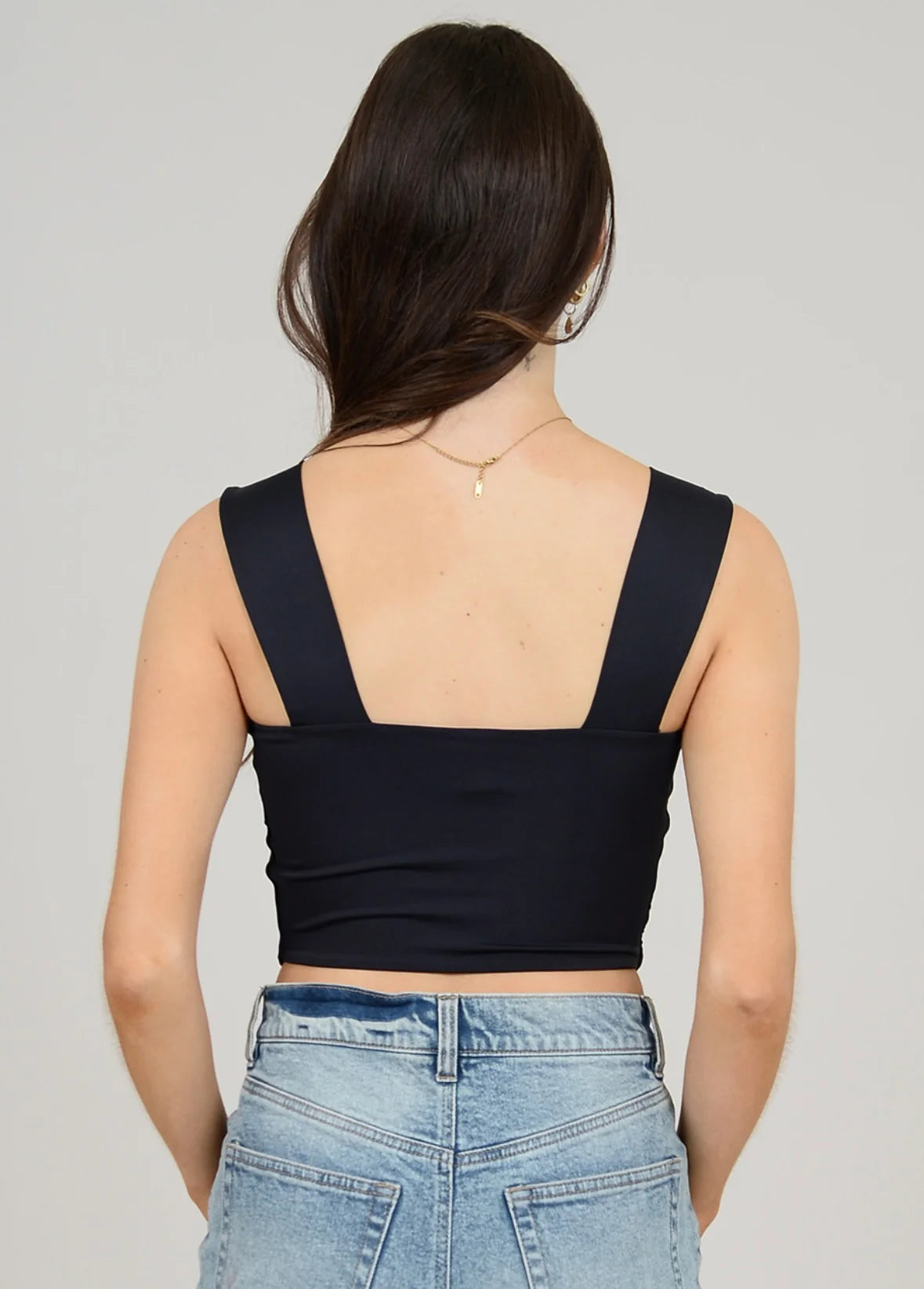 Clare Strap Crop Top Tank