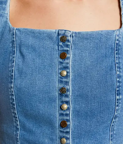 A Moment In Time Denim Vest