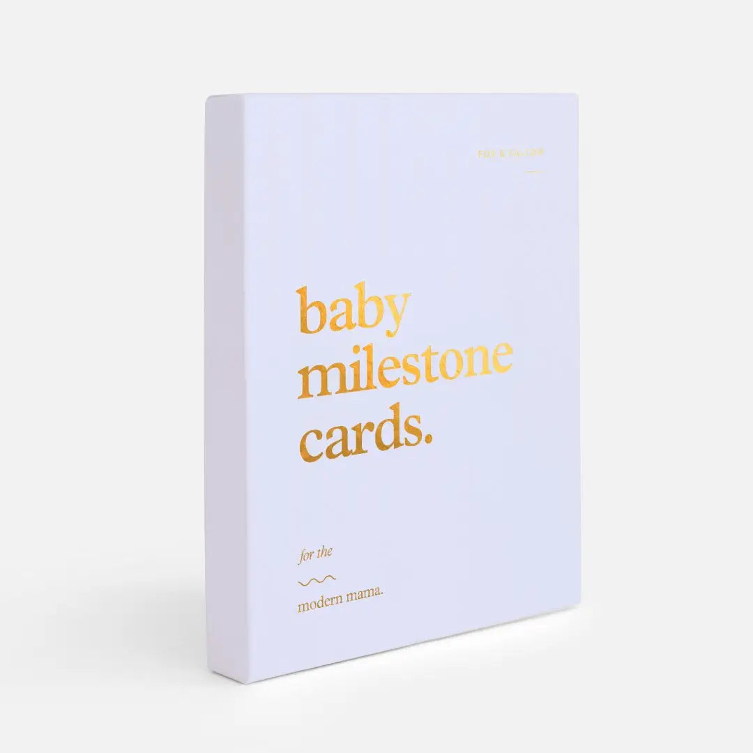 Baby Milestone Cards - powder blue
