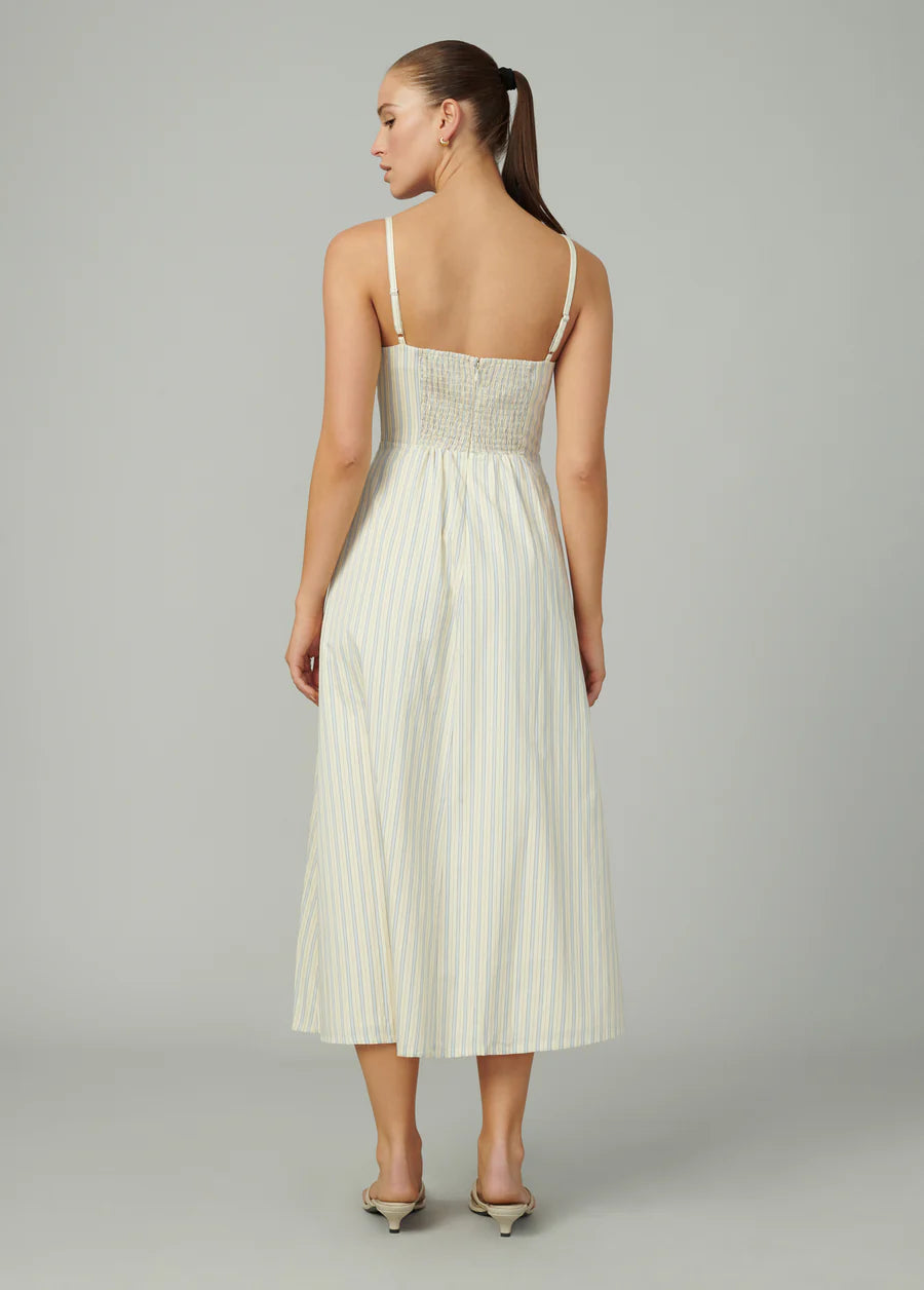 Rhone Midi Dress- Anise Flower