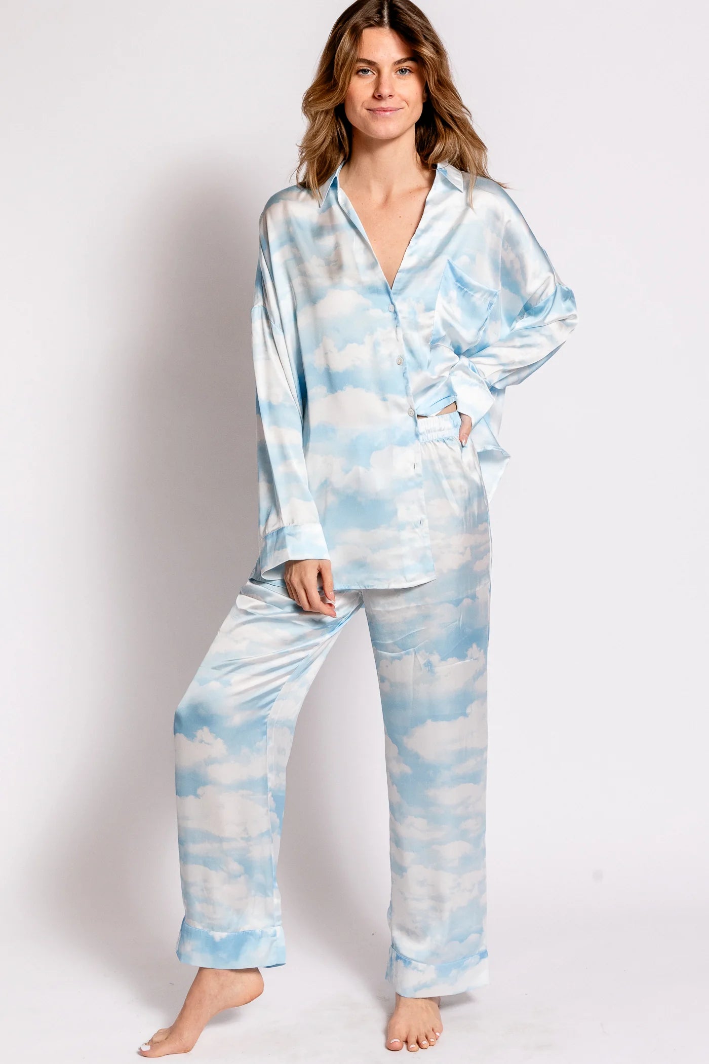 Overslept PJ Set Cloud