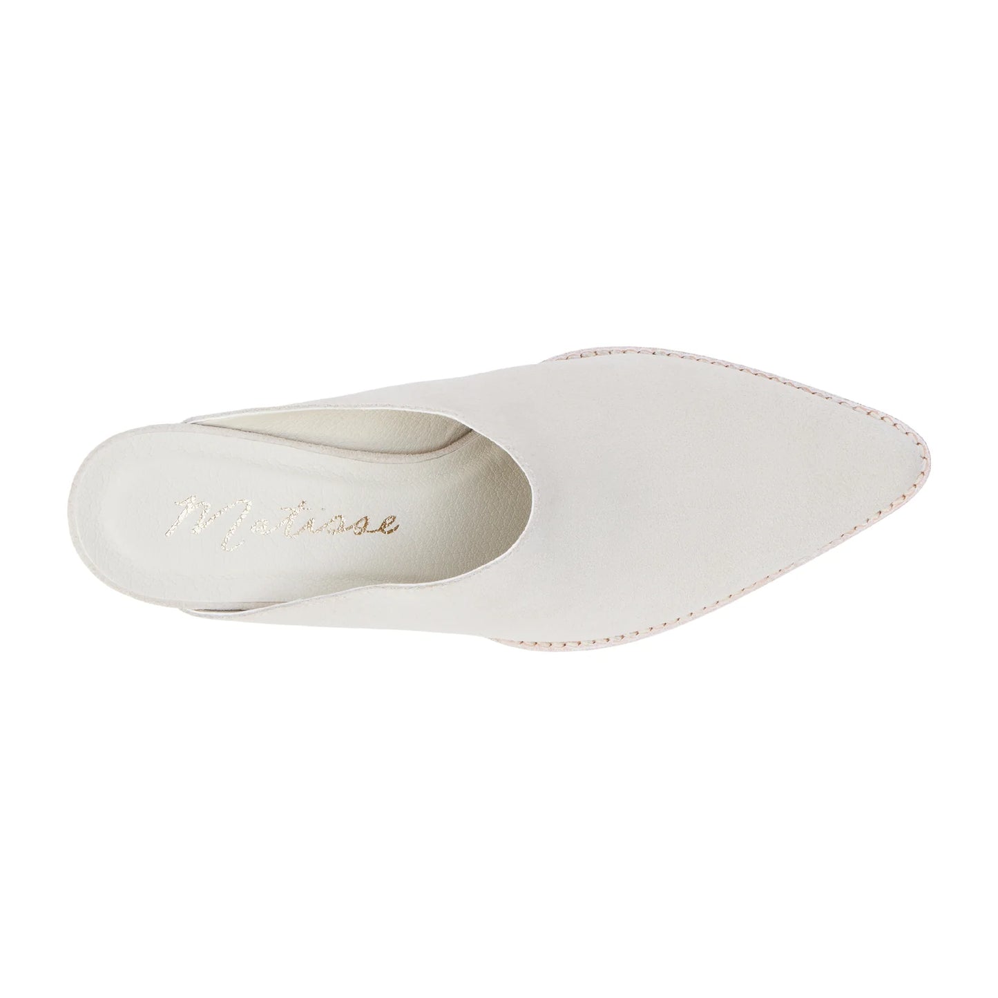Cammy Suede Mule - Ecru