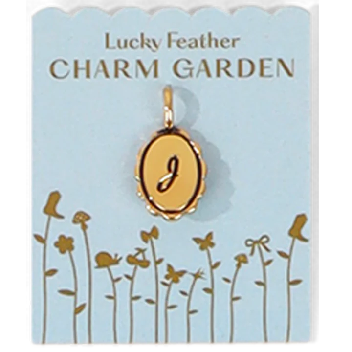 Charm Garden- Scalloped Initials, Gold