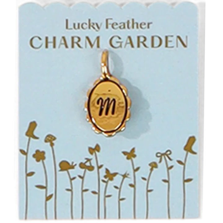 Charm Garden- Scalloped Initials, Gold