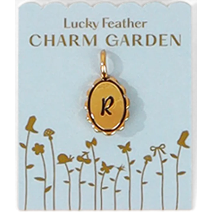 Charm Garden- Scalloped Initials, Gold