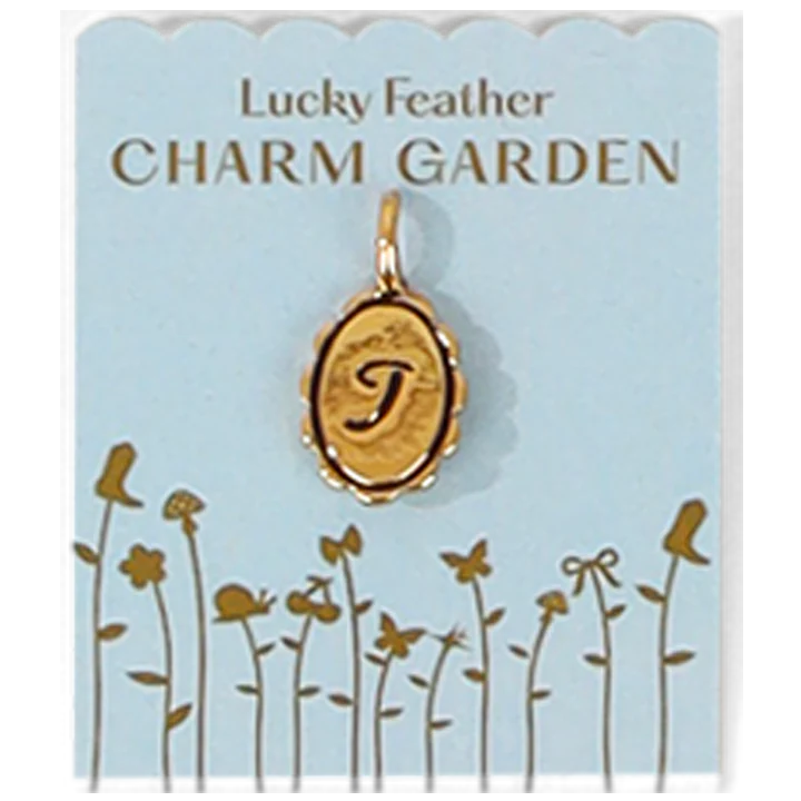 Charm Garden- Scalloped Initials, Gold