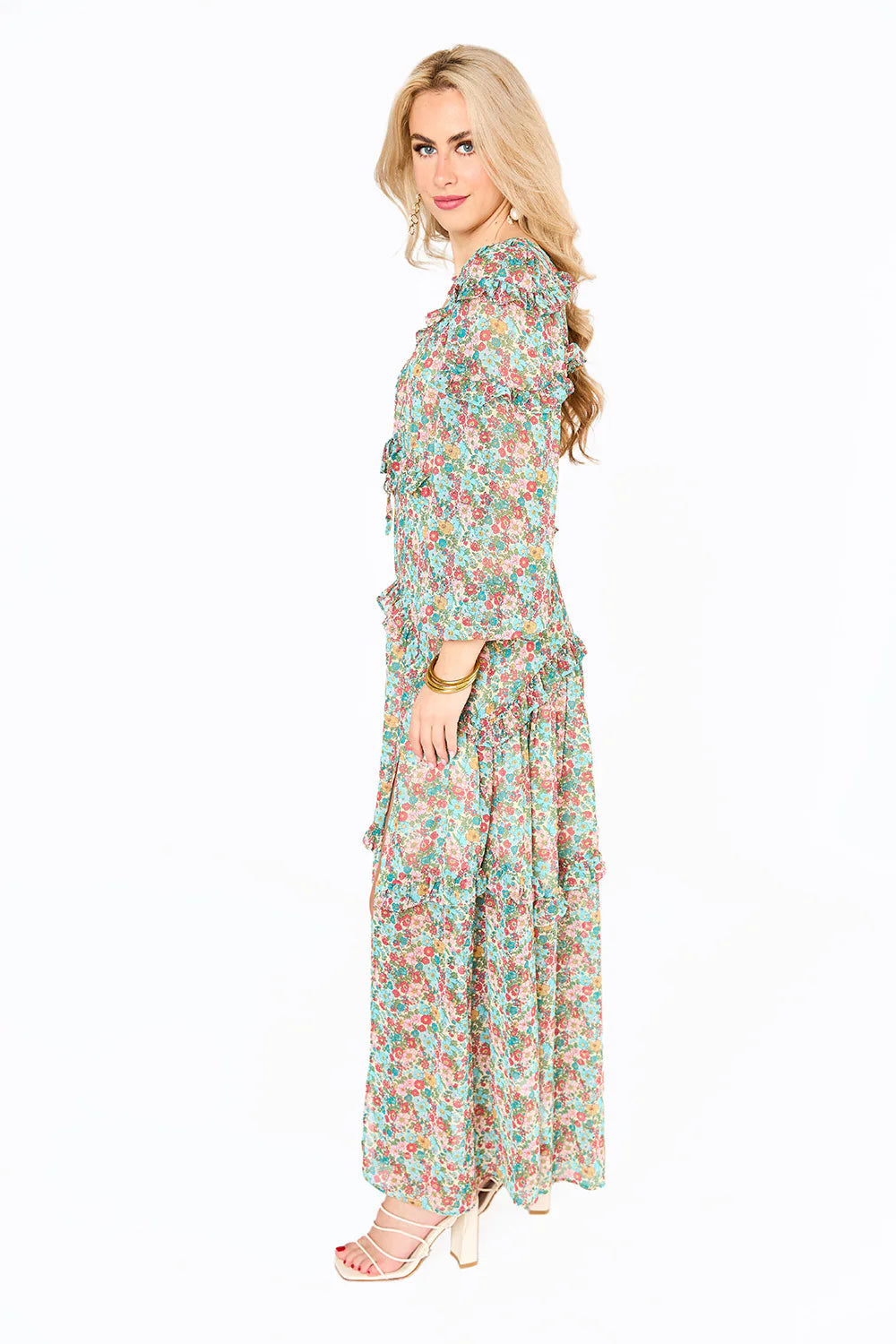 Pia Long Sleeve Maxi Dress Lush