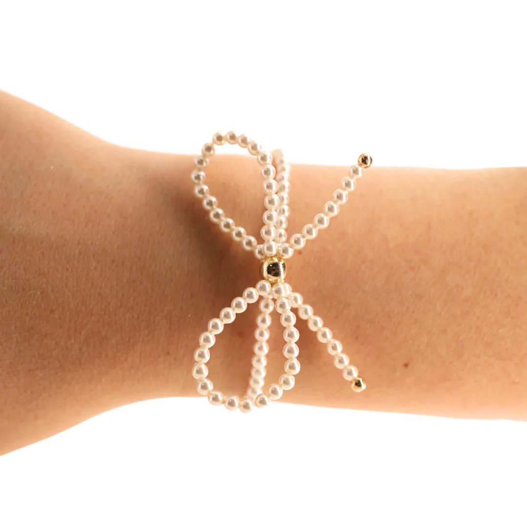 Pearl Bow Bracelet