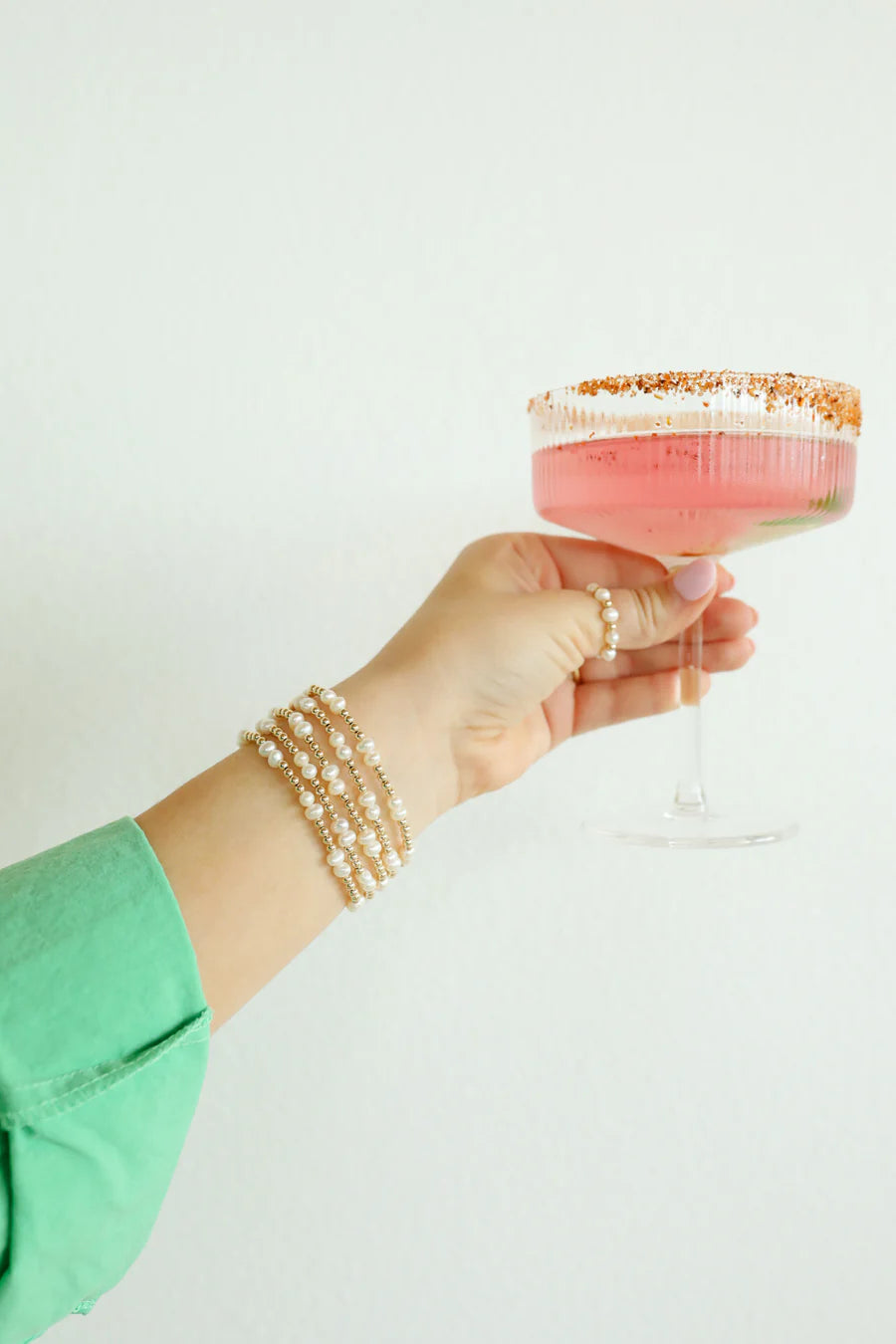 Coastal Pearl Ring Gold