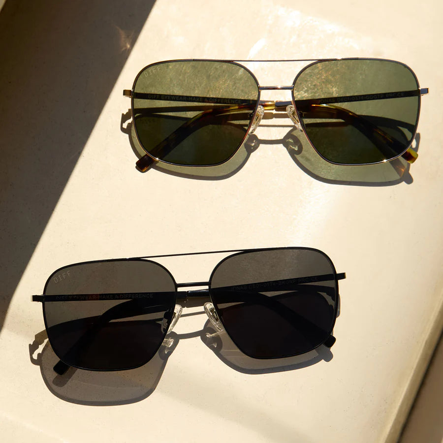 Jonas Sunglasses, Black/Grey