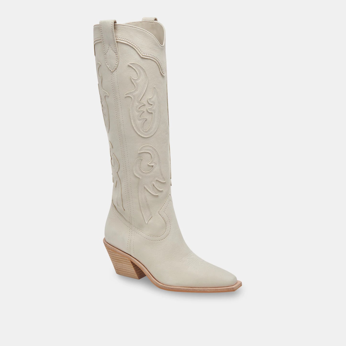 Samsin Ivory Nubuck Boot Size 7
