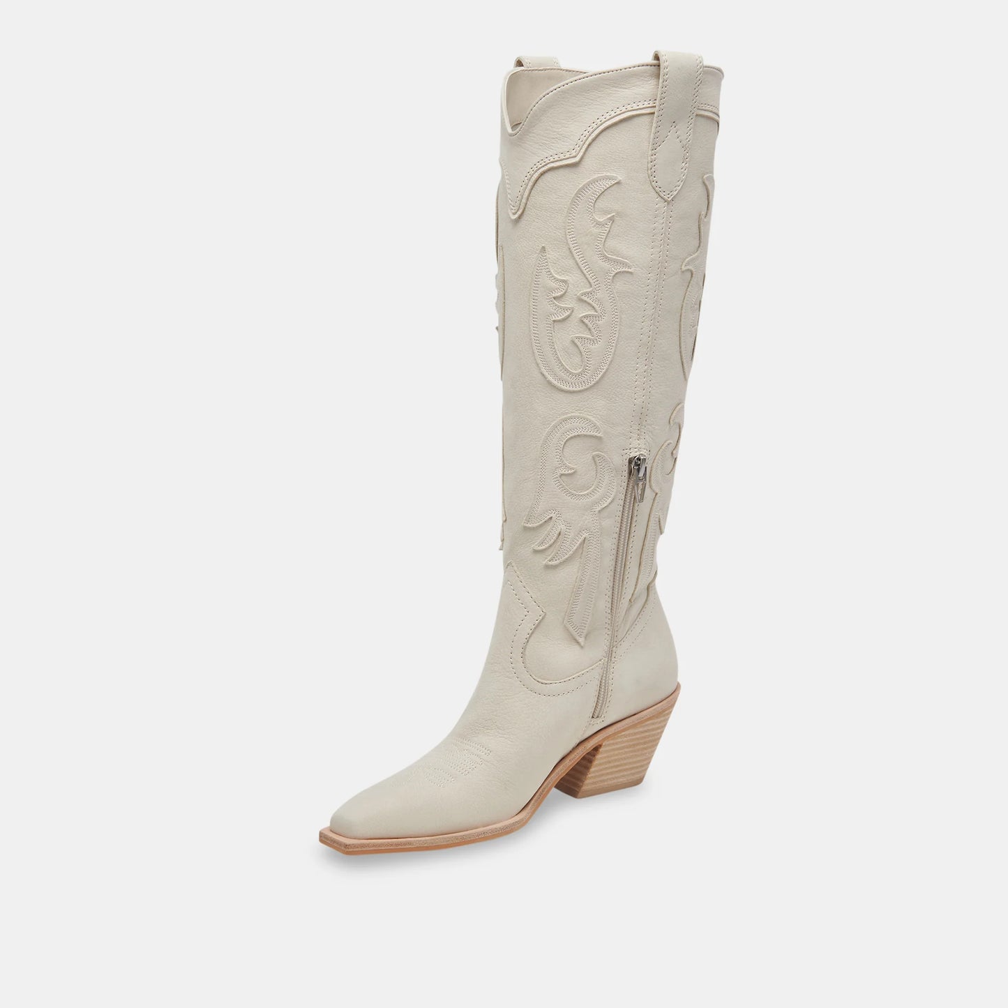 Samsin Ivory Nubuck Boot Size 7