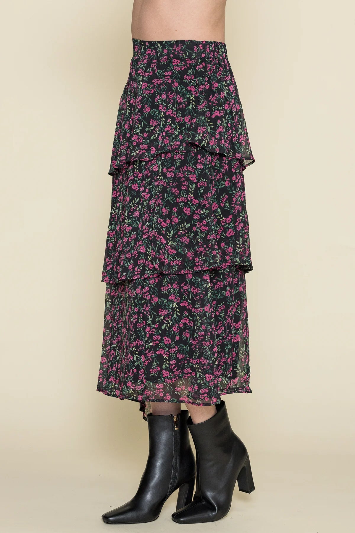 Faye Midi Skirt Ditsy Floral