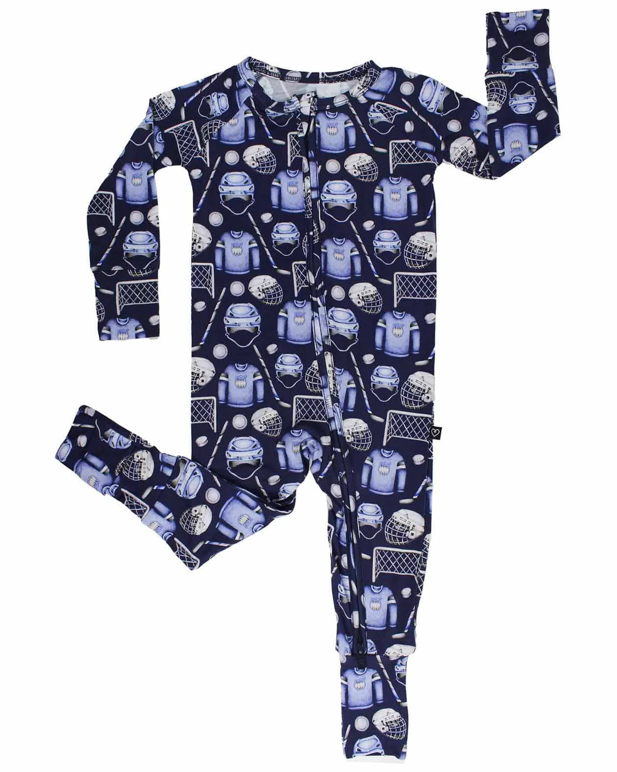 Poppy Convertible Romper- Hockey