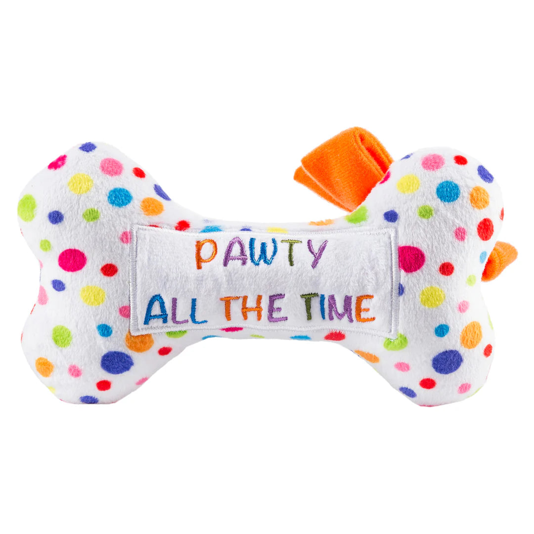 Happy Birthday Large Bone Dog Toy