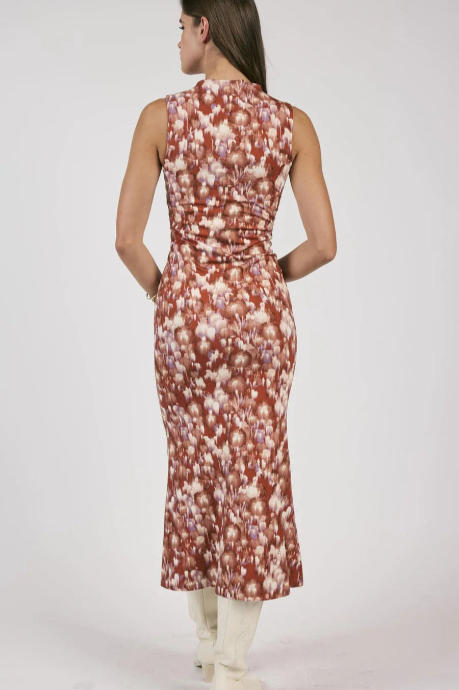 Twilight High Neck Knit Maxi