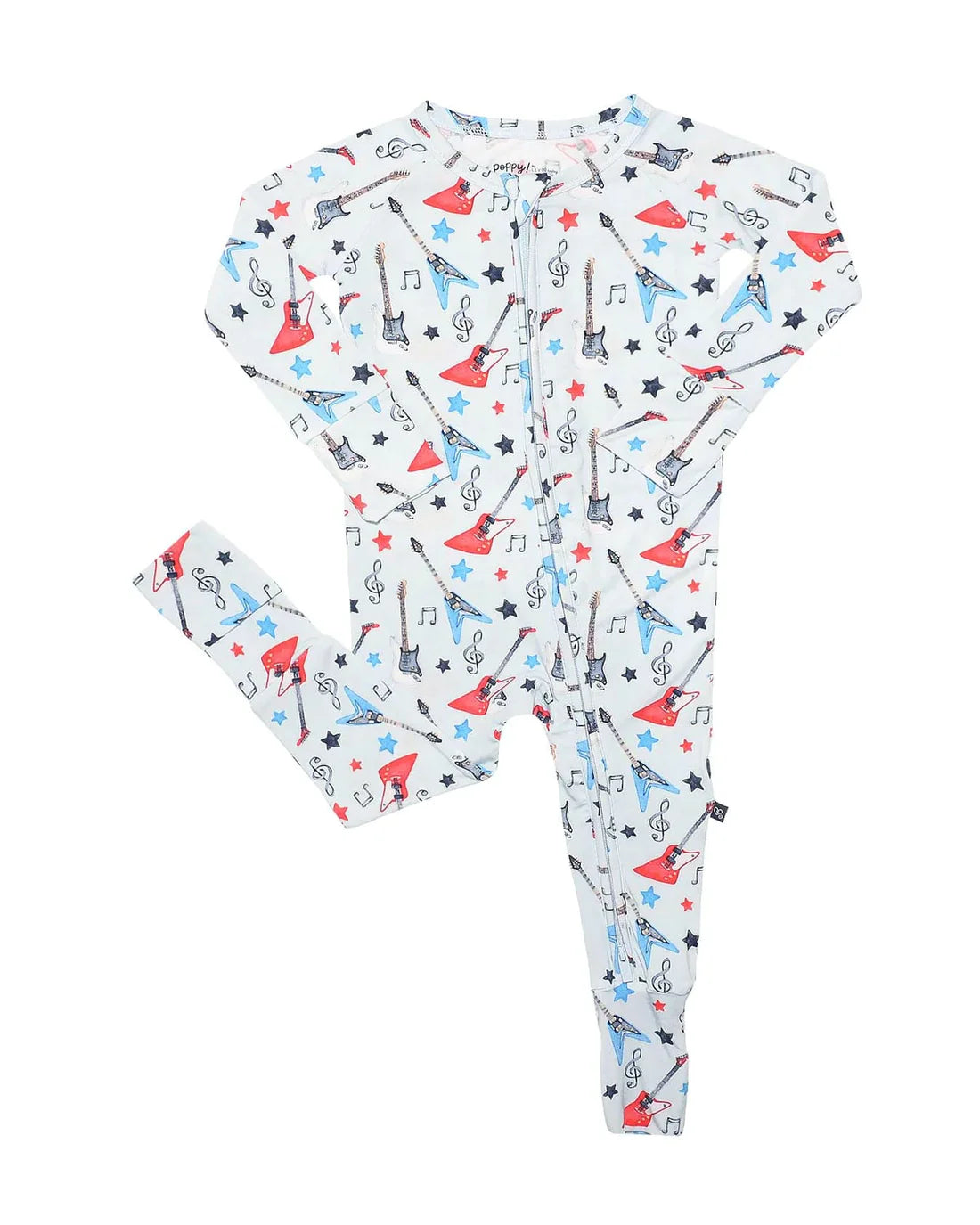The Convertible Footie/Romper PJs Axel Rockstar