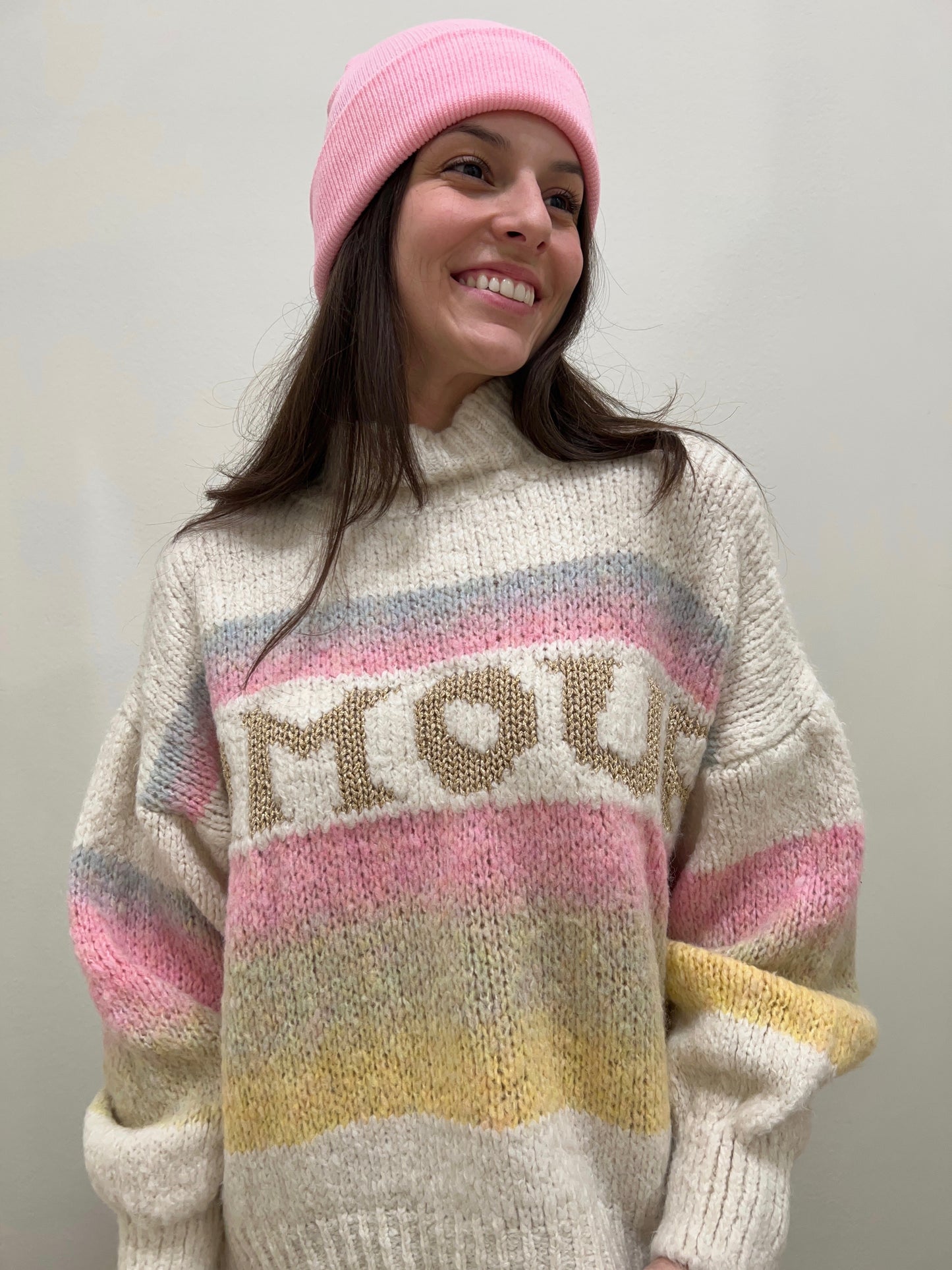 Amaranth Amore Sweater Beige