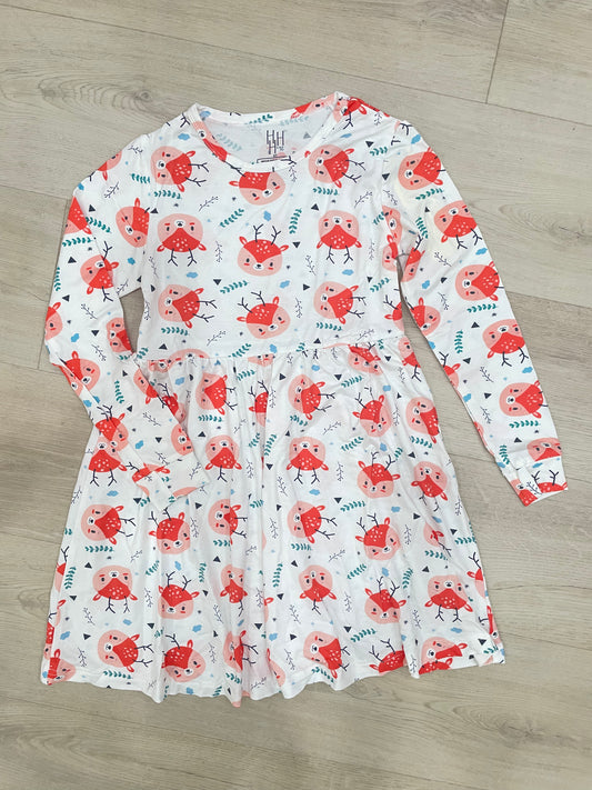 Girl's Deer Twirl Dress
