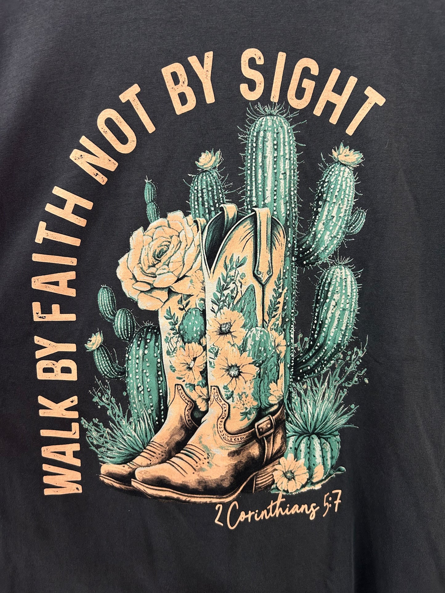 Walk By Faith Not By Sight Tee