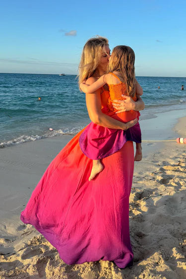 Little Rianne Dress - Coral Bay Sunset