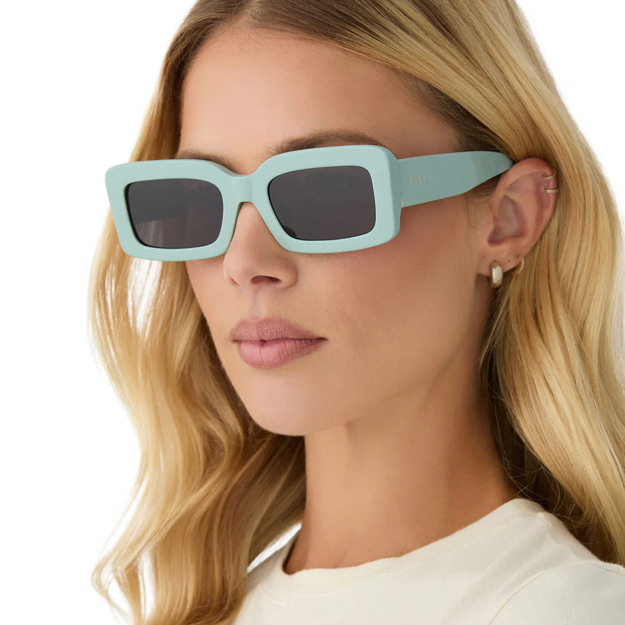 Indy Steel Teal + Grey Polarized Sunglasses