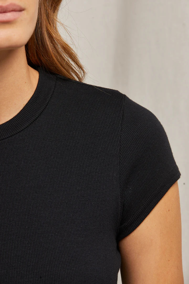 Jude Baby Tee, True Black
