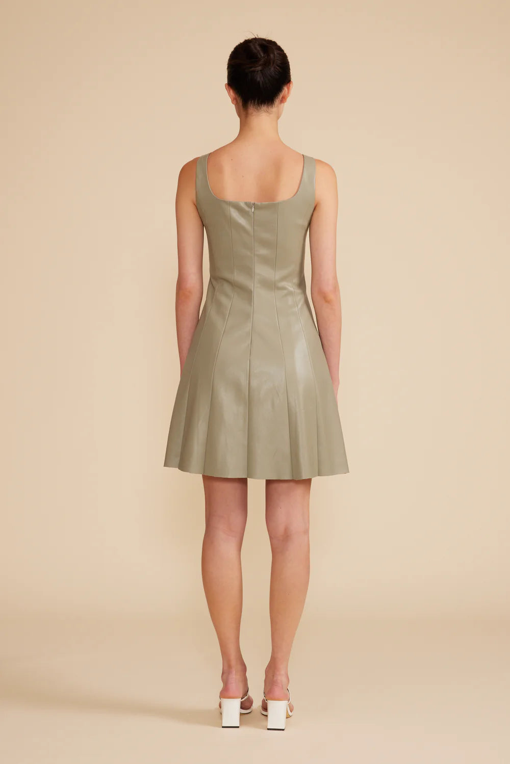 Misty Skater Dress Sage